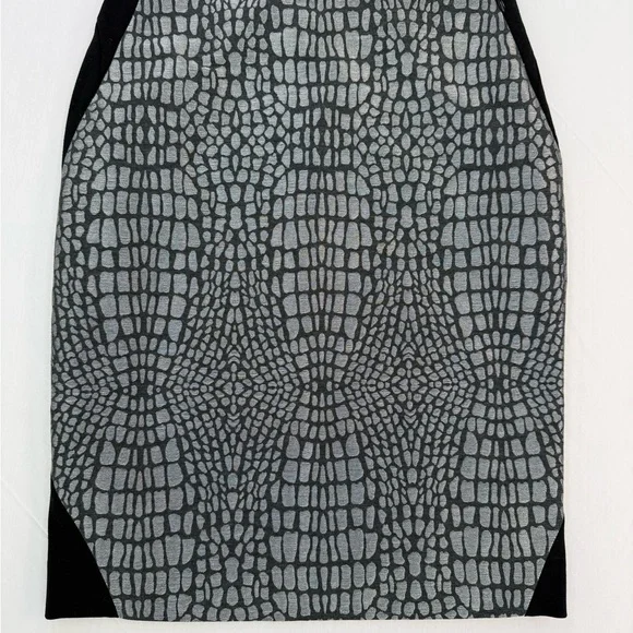 Diane Von Furstenberg DVF Emma Nightfall Silee Black Pencil Skirt Size 2 - Picture 1 of 6